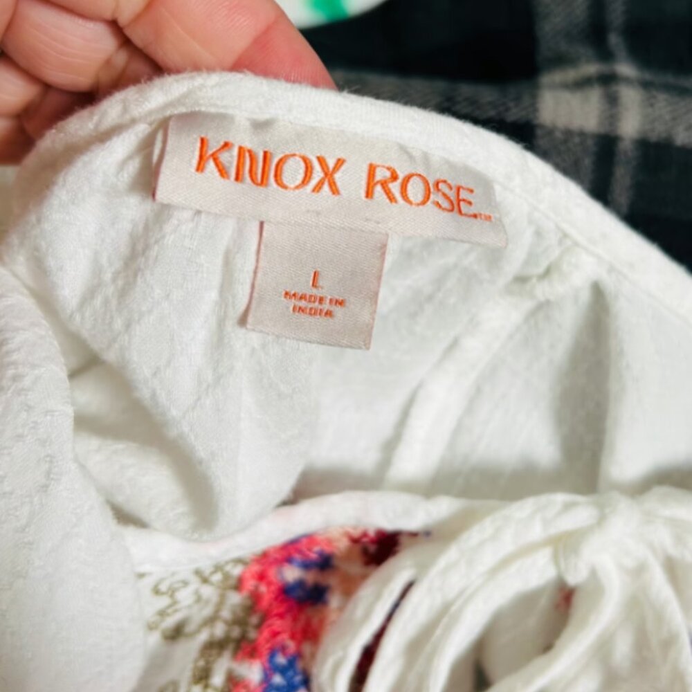 Knox Rose embroidered dress L - Picture 6 of 6